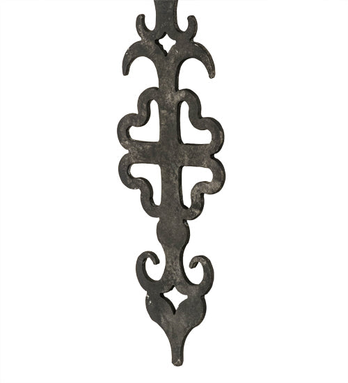 Meyda Lighting Merano 6" Smoke Wall Sconce With Ivory Faux Candlelight
