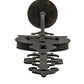 Meyda Lighting Merano 6" Smoke Wall Sconce With Ivory Faux Candlelight