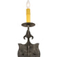 Meyda Lighting Merano 6" Smoke Wall Sconce With Ivory Faux Candlelight