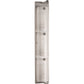 Meyda Lighting Metro 12" 3-Light Nickel Aurora Borealis Wall Sconce With White Opal & Black Iridescent Shade Glass