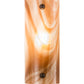 Meyda Lighting Metro 5" Oil Rubbed Bronze Midland Wall Sconce With Cinnamon Baroque Shade Glass