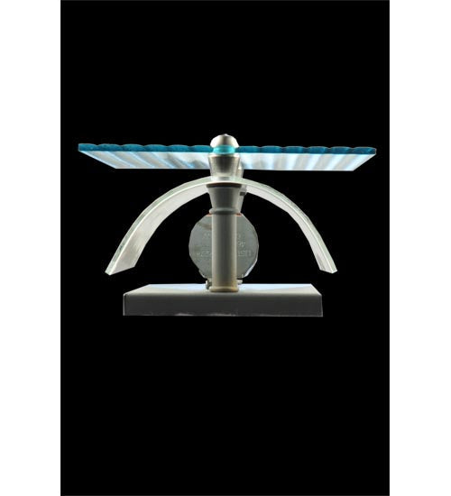 Meyda Lighting Metro 6" Nickel Wall Sconce With Clear Window Pane Quadrato Shade Glass