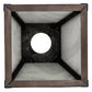 Meyda Lighting Metro 9" Weathered Antique Brass Frame With White Frosted Shade Glass