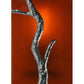 Meyda Lighting Metro Fusion 10" Lightning Vein Zweig Wall Sconce With Amber Shade Glass