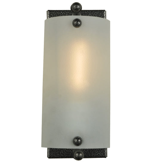 Meyda Lighting Metro Fusion 10" Lightning Vein Zweig Wall Sconce With Amber Shade Glass