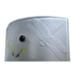 Meyda Lighting Metro Fusion 10" Steel Bel Volo Wall Sconce With White Dragonfly and Green Confetti Shade Glass