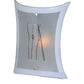 Meyda Lighting Metro Fusion 10" Twigs Shade Glass Panel