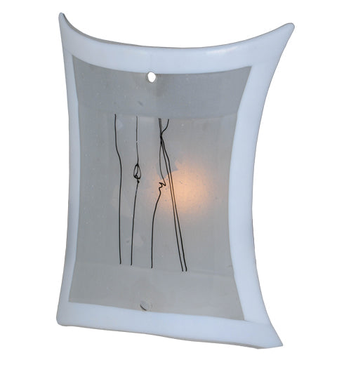 Meyda Lighting Metro Fusion 10" Twigs Shade Glass Panel