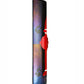 Meyda Lighting Metro Fusion 11" 2-Light Fire Hydrant Wall Sconce With Iridescent Black & Red Shade Glass