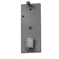 Meyda Lighting Metro Fusion 11" Nickel Dragonfly Wall Sconce With Amber & Frosted Clear Shade Glass