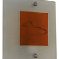 Meyda Lighting Metro Fusion 11" Nickel Powder Coated Left Wall Sconce With Amber Loon Shade Glass