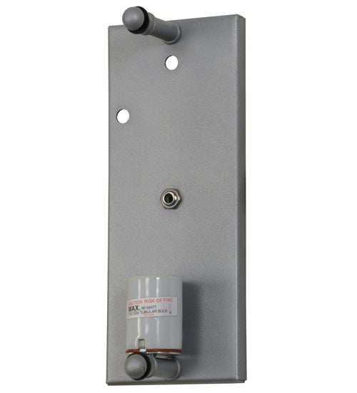 Meyda Lighting Metro Fusion 11" Nickel Powder Coated Right Wall Sconce With Amber Loon Shade Glass