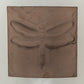 Meyda Lighting Metro Fusion 11" Nickel Wings Wall Sconce With Frosted Clear Shade Glass