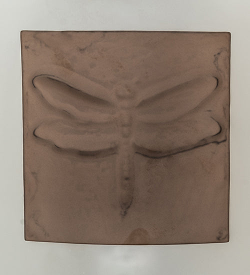 Meyda Lighting Metro Fusion 11" Nickel Wings Wall Sconce With Frosted Clear Shade Glass