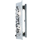 Meyda Lighting Metro Fusion 12" 2-Light Gray Wall Sconce With White Ice Age Shade Glass