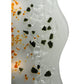 Meyda Lighting Metro Fusion 12" 2-Light Silver Ice Age Wall Sconce With White Shade Glass
