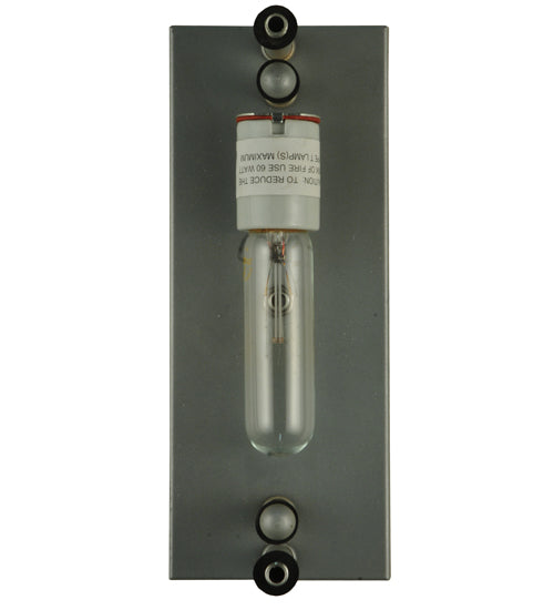 Meyda Lighting Metro Fusion 12" Gray Bullion Wall Sconce With Beige and Clear Shade Glass