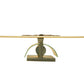 Meyda Lighting Metro Fusion 12" Gray Bullion Wall Sconce With Beige and Clear Shade Glass