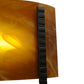 Meyda Lighting Metro Fusion 12" LED Oil Rubbed Bronze Park City Wall Sconce With Honey Amber Shade Glass