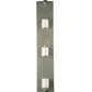 Meyda Lighting Metro Fusion 12" Silver Ice Age Wall Sconce With White Shade Glass