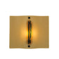 Meyda Lighting Metro Fusion 13" Wall Sconce With Beige Franco's Shade Glass