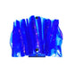 Meyda Lighting Metro Fusion 13 Wall Sconce With Blue Glass Panel Shade Glass