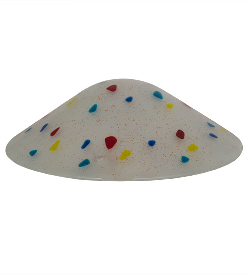 Meyda Lighting Metro Fusion 14" Davis Multi-Colored Shade Glass