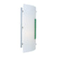 Meyda Lighting Metro Fusion 15" 2-Light Wings Wall Sconce With Frost and Green Shade Glass
