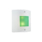 Meyda Lighting Metro Fusion 15" 2-Light Wings Wall Sconce With Frost and Green Shade Glass