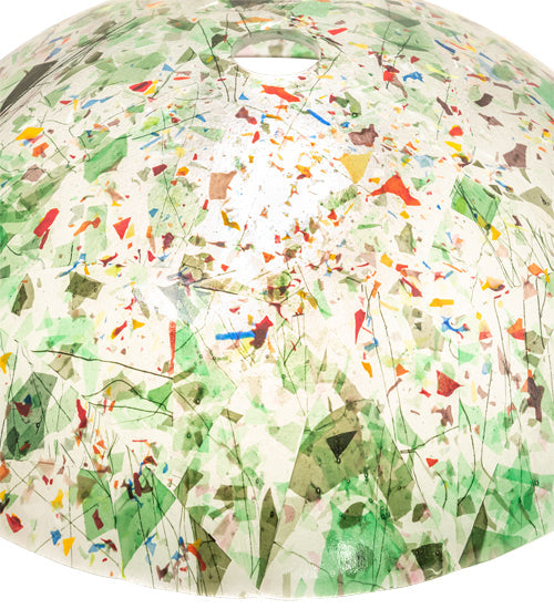 Meyda Lighting Metro Fusion 16" Multi-Colored Confetti Shade Glass