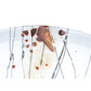 Meyda Lighting Metro Fusion 18" 2-Light Transparent Copper Ramoscelli Wall Sconce With White Iridescent Shade Glass