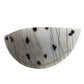 Meyda Lighting Metro Fusion 18" 2-Light White Ramoscelli Wall Sconce With White Shade Glass