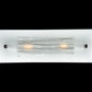 Meyda Lighting Metro Fusion 18" 2-Light White Twigs Vanity Light With White Shade Glass