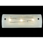 Meyda Lighting Metro Fusion 18" 3-Light White Twigs Vanity Light With White Shade Glass