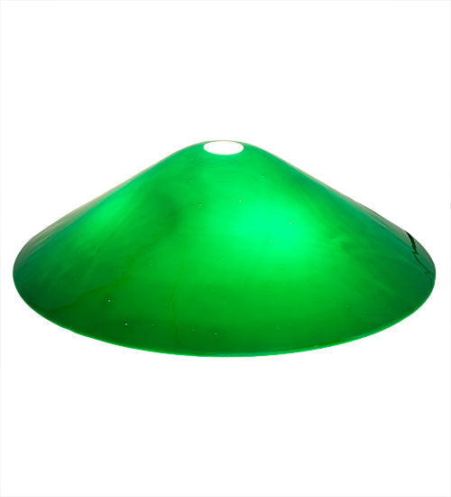 Meyda Lighting Metro Fusion 18" Bailey Green Shade Glass