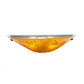 Meyda Lighting Metro Fusion 18" Biscotti Wall Sconce With Amber Shade Glass