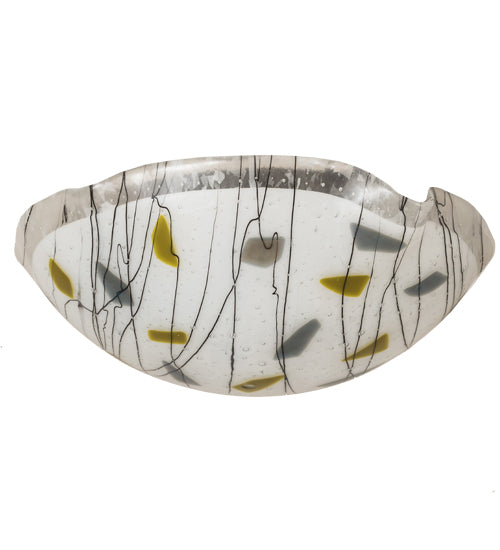 Meyda Lighting Metro Fusion 18" Ramoscelli Multi-Colored Shade Glass