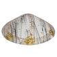 Meyda Lighting Metro Fusion 18" Ramoscelli White & Brown Shade Fused Glass