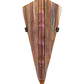 Meyda Lighting Metro Fusion 193198 8" 2-Light Marina Wall Sconce With Multi-Colored Shade Glass