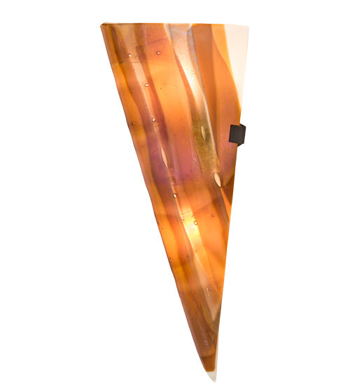 Meyda Lighting Metro Fusion 193198 8" 2-Light Marina Wall Sconce With Multi-Colored Shade Glass