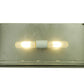 Meyda Lighting Metro Fusion 20" 2-Light Nickel Ocean Waves Wall Sconce With Blue and White Shade Glass
