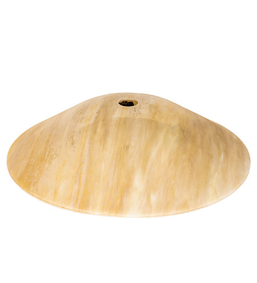Meyda Lighting Metro Fusion 20" Beige Iridescent Cone Shade Glass