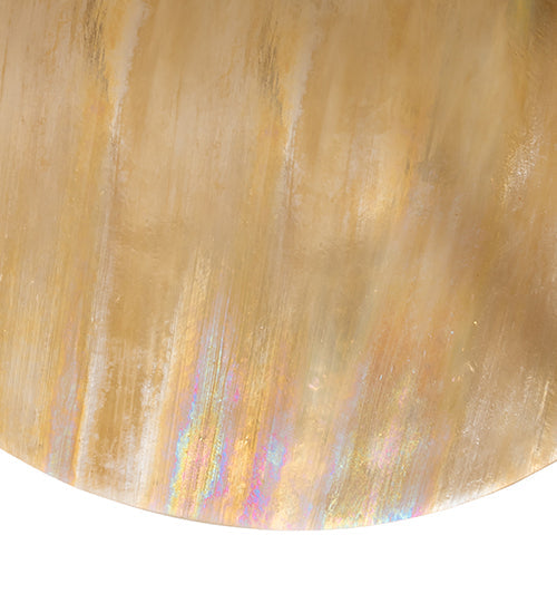 Meyda Lighting Metro Fusion 20" Beige Iridescent Cone Shade Glass