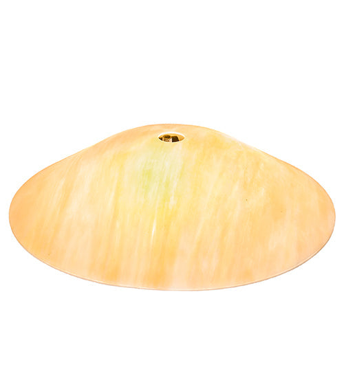 Meyda Lighting Metro Fusion 20" Beige Iridescent Cone Shade Glass