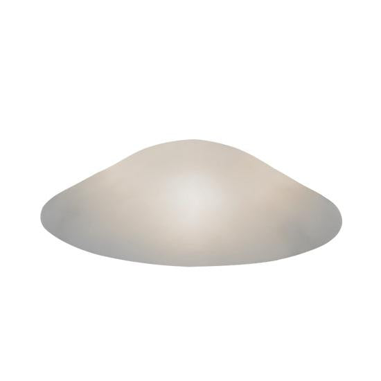 Meyda Lighting Metro Fusion 20" Frosted Clear Cone Shade Glass