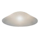 Meyda Lighting Metro Fusion 20" Frosted Clear Cone Shade Glass