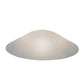 Meyda Lighting Metro Fusion 21" 3-Light Nickel Deco Ball Inverted Pendant Light With Frosted Clear Shade Glass
