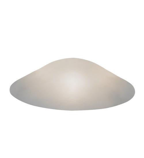 Meyda Lighting Metro Fusion 21" 3-Light Nickel Deco Ball Inverted Pendant Light With Frosted Clear Shade Glass