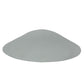 Meyda Lighting Metro Fusion 21" 3-Light Nickel Deco Ball Inverted Pendant Light With Frosted Clear Shade Glass