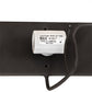 Meyda Lighting Metro Fusion 22" 2-Light Textured Black Bass Wall Sconce With White & Brown Fused Shade Glass